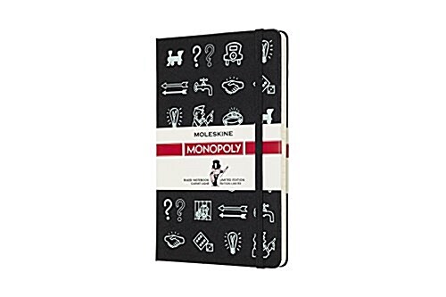 Moleskine Limited Edition Notebook Monopoly Icons, Large, Ruled, Black, Hard Cover (5 X 8.25) (Other)