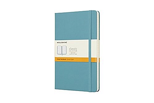 [중고] Moleskine Classic Notebook, Large, Ruled, Blue Reef, Hard Cover (5 X 8.25) (Other)
