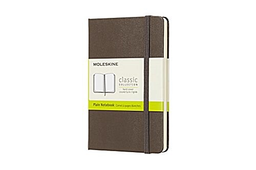 Moleskine Classic Notebook, Pocket, Plain, Brown Earth, Hard Cover (3.5 X 5.5) (Other)
