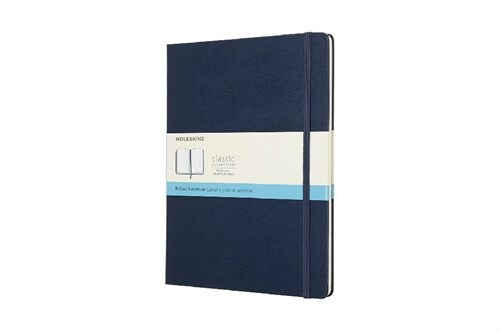 Moleskine Classic Notebook, Extra Large, Dotted, Blue Sapphire, Hard Cover (7.5 X 9.75) (Other)