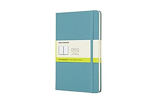 Moleskine Classic Notebook, Large, Plain, Blue Reef, Hard Cover (5 X 8.25) (Other)