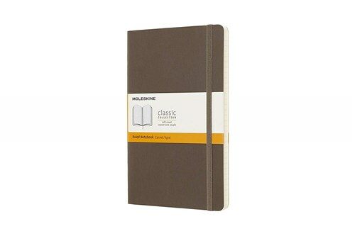 Moleskine Classic Notebook, Large, Ruled, Brown Earth, Soft Cover (5 X 8.25) (Other)