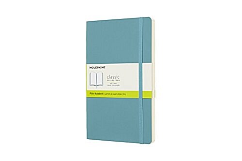 Moleskine Classic Notebook, Large, Plain, Blue Reef, Soft Cover (5 X 8.25) (Other)