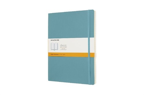 Moleskine Classic Notebook, Extra Large, Ruled, Blue Reef, Soft Cover (7.5 X 9.75) (Other)