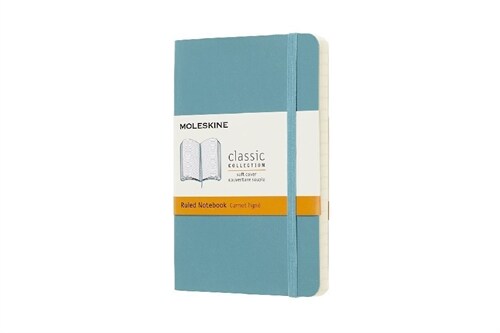 Moleskine Classic Notebook, Pocket, Ruled, Blue Reef, Soft Cover (3.5 X 5.5) (Other)