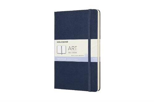 Moleskine Art Collection Sketchbook, Large, Plain, Blue Sapphire, Hard Cover (5 X 8.25) (Other)