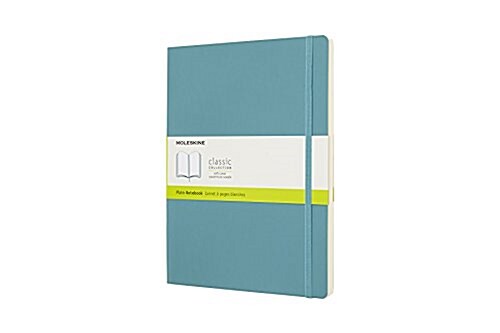 Moleskine Classic Notebook, Extra Large, Plain, Blue Reef, Soft Cover (7.5 X 9.75) (Other)