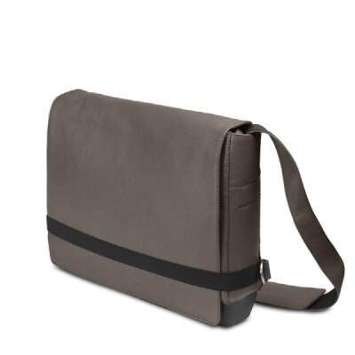Moleskine Classic, Leather, Slim, Messenger, Bag, Coffee Brown (Other)
