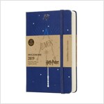 Moleskine 2019 12m Limited Edition Harry Potter Daily, Pocket, Daily, Blue, Hard Cover (3.5 X 5.5) (Desk)