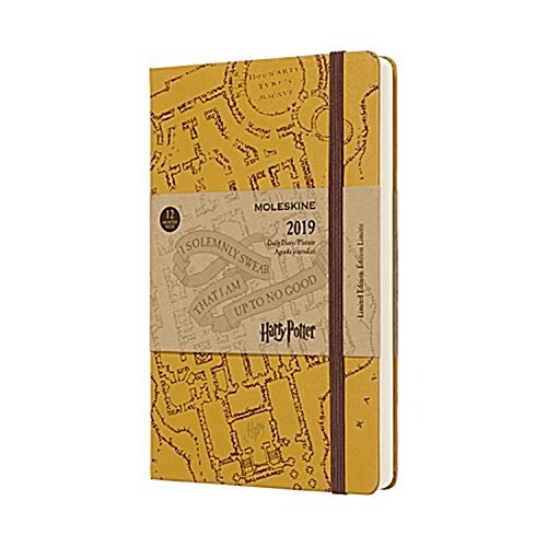Moleskine 2019 12m Limited Edition Harry Potter Daily, Large, Daily, Beige, Hard Cover (5 X 8.25) (Desk)
