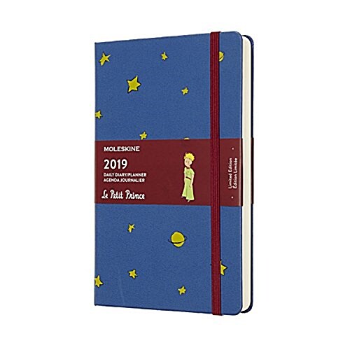 Moleskine 2019 12m Limited Edition Petit Prince Daily, Large, Daily, Blue Antwerp, Hard Cover (5 X 8.25) (Desk)