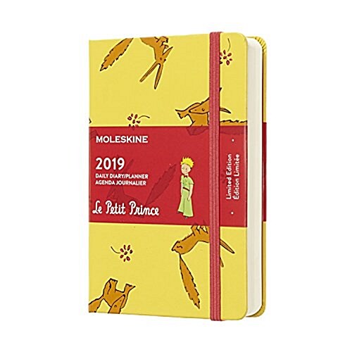 Moleskine 2019 12m Limited Edition Petit Prince Daily, Pocket, Daily, Yellow Sunflower, Hard Cover (3.5 X 5.5) (Desk)