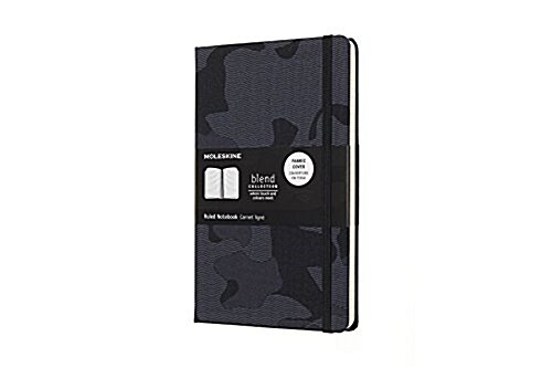 Moleskine Limited Collection Notebook Blend, Large, Ruled, Black Camouflage, Hard Cover (5 X 8.25) (Other)