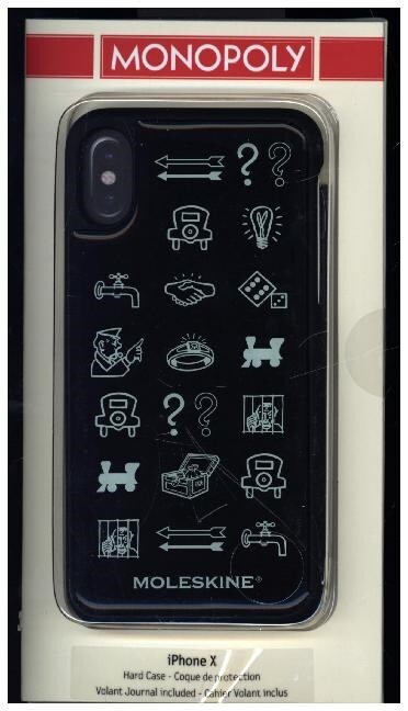 Moleskine Case Hard, iPhone X, Monopoly, Icons (Other)