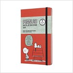 Moleskine 2019 12m Limited Edition Peanuts Weekly Notebook, Large, Weekly Notebook, Red, Hard Cover (5 X 8.25) (Desk)