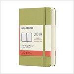 Moleskine 2019 12m Daily Pocket Lichen, Pocket, Daily, Green Lichen, Hard Cover (3.5 X 5.5) (Desk)