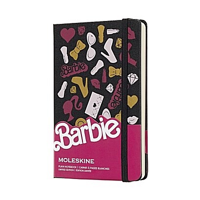Moleskine Limited Edition Notebook Barbie Accessories, Pocket, Plain, Black, Hard Cover (3.5 X 5.5) (Other)
