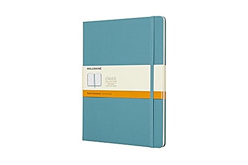 Moleskine Classic Notebook, Extra Large, Ruled, Blue Reef, Hard Cover (7.5 X 9.75) (Other)