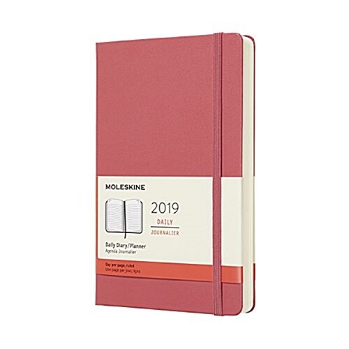 Moleskine 2019 12m Daily Large Daisy, Large, Daily, Pink Daisy, Hard Cover (5 X 8.25) (Desk)