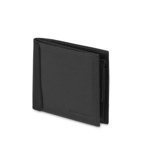 Moleskine Classic, Leather Horizontal Wallet Coin, Flap, Black (Other)