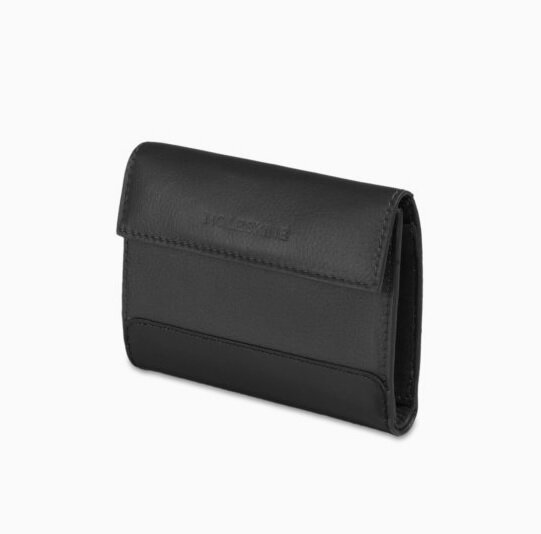 Moleskine Classic, Leather Trifold Wallet, Black (Other)