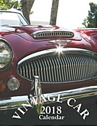 Vintage Car 2018 Calendar (UK Edition) (Paperback)