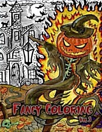 Fancy Coloring: Beauty of Horror Adults Coloring Books (Paperback)