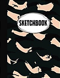 Sketchbook: Green Soldiers: 110 Pages of 8.5 x 11 Blank Paper for Drawing, Doodling or Sketching (Sketchbooks) (Paperback)