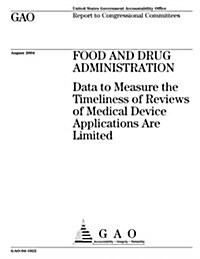 Food and Drug Administration: Data to Measure the Timeliness of Reviews of Medical Device Applications Are Limited (Paperback)