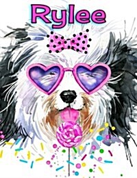 Rylee: Personalized Notebook, Journal, Diary, 105 Lined Pages, Large Size Book 8 1/2 x 11 (Paperback)