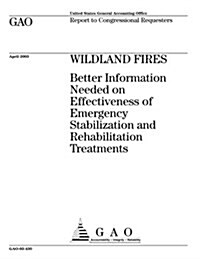 Wildland Fires: Better Information Needed on Effectiveness of Emergency Stabilization and Rehabilitation Treatments (Paperback)