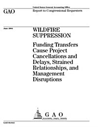 Wildfire Suppression: Funding Transfers Cause Project Cancellations and Delays, Strained Relationships, and Management Disruptions (Paperback)