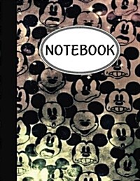 Notebook: Journal Dot-Grid, Graph, Lined, Blank No Lined: Boho Mickey Mouse: Pocket Notebook Journal Diary, 110 pages, 8.5 x 11 (Paperback)