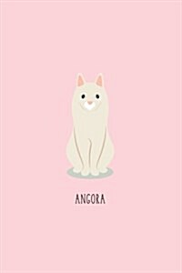Angora Cat: Notebook 120-Page Lined Journal for Cat Lovers (Paperback)