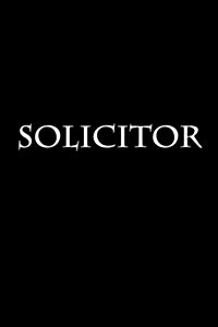 Solicitor: Notebook (Paperback)