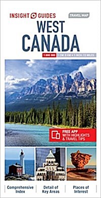 Insight Guides Travel Map Canada West (Sheet Map, 4 Revised edition)