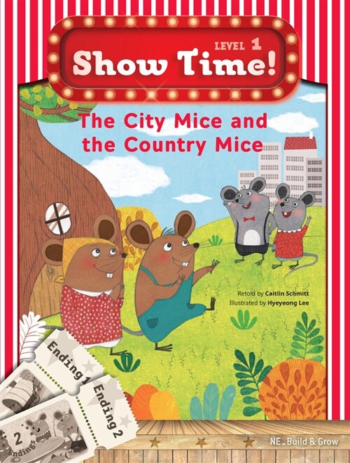 Show Time Level 1 SET: The city mice and the country mice (Story Book + MultiRom + Workbook)