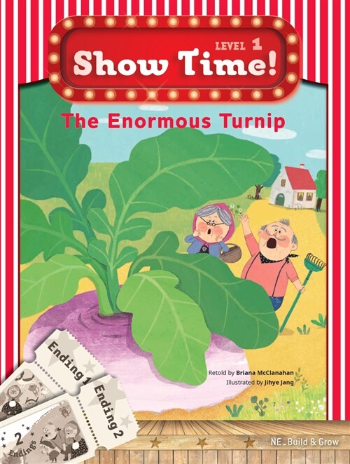 [중고] Show Time Level 1 SET: The enormous turnip (Story Book + MultiRom + Workbook)