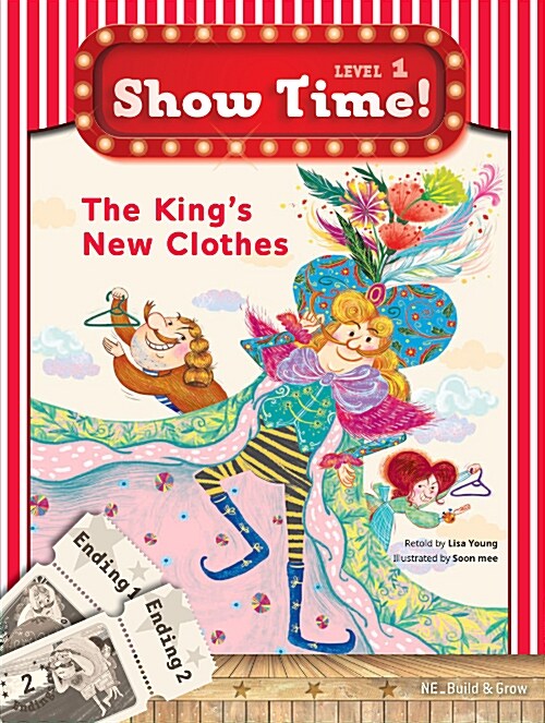 Show Time Level 1 SET: The kings new clothes (Story Book + MultiRom + Workbook)