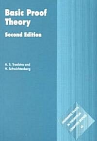[중고] Basic Proof Theory (Paperback, 2 Revised edition)