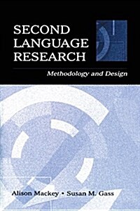 Second Language Research: Methodology and Design (Paperback)