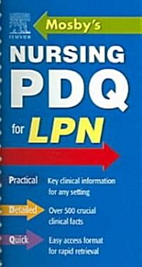 Mosbys Nursing PDQ For LPN (Paperback, Spiral)