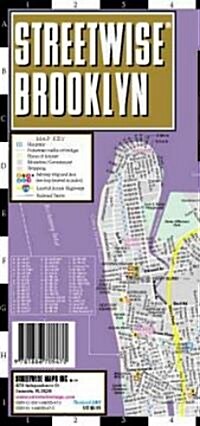 Streetwise Brooklyn Map - Laminated City Street Map of Brooklyn, New York: Folding Pocket Size Travel Map (Folded, 2014 Updated)