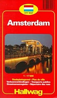 Rand McNally Hallwag Amsterdam City Map (Map)