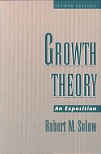 [중고] Growth Theory: An Exposition, 2nd Edition (Paperback, 2)