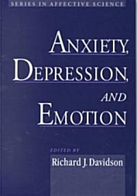 Anxiety, Depression, and Emotion (Hardcover)