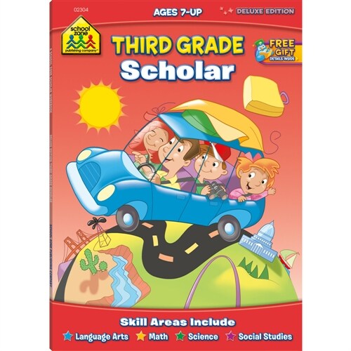 School Zone Third Grade Scholar (Paperback)