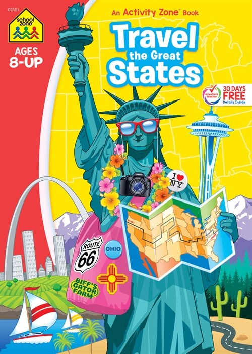 School Zone Travel the Great States Workbook (Paperback)