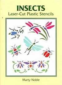 Insects Laser-Cut Plastic Stencils (Paperback)