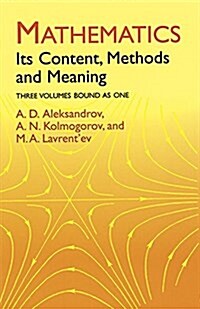 [중고] Mathematics: Its Content, Methods and Meaning (Paperback)